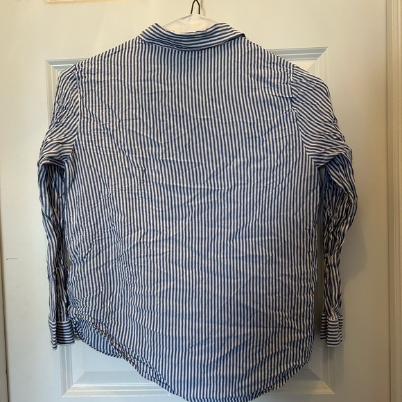 Zara striped tie blouse - Picture 2 of 2